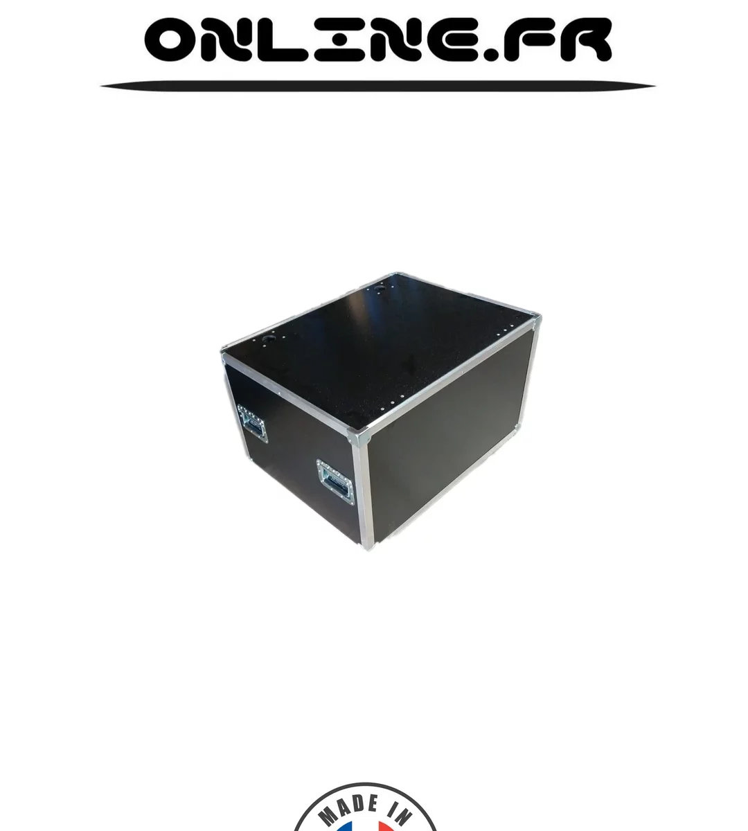 Flight case Audio sur mesure fabriqué  Flight Online pour ASSOCIATION PLUME — référence FLIGHT CASE SM1