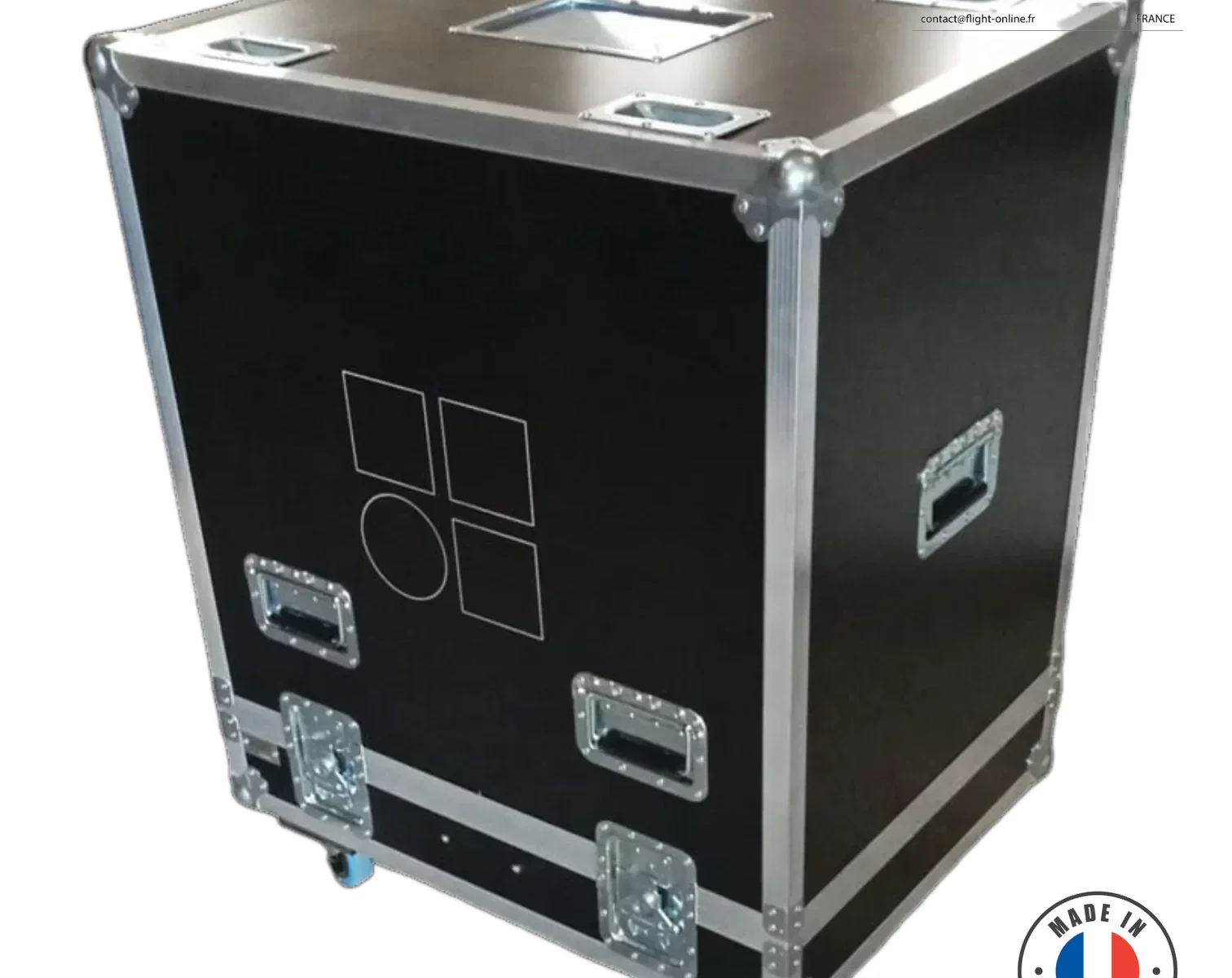 Flight case Audio sur mesure fabriqué  Flight Online pour Y7 d&b — référence PVC-2Y7-Y10-d&b