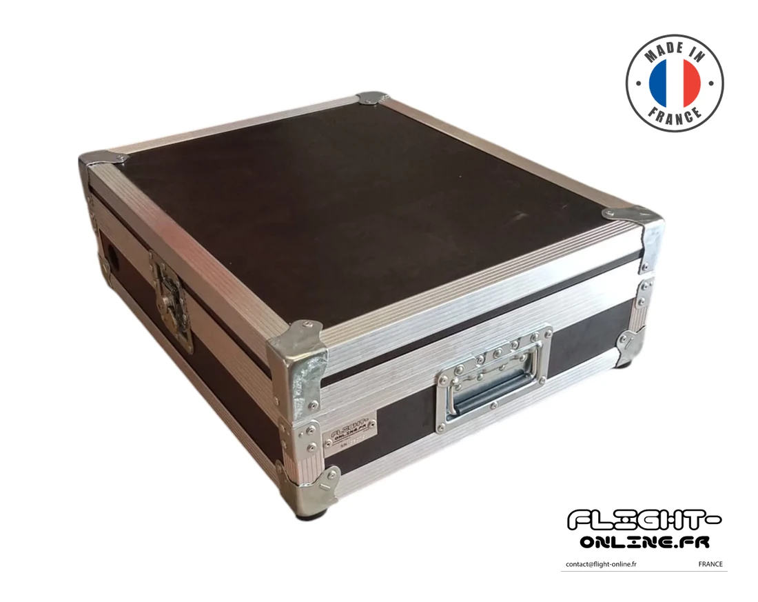 Flight case sur mesure fabriqué Flight Online pour FGH — référence DL-CDJ3000-3000X