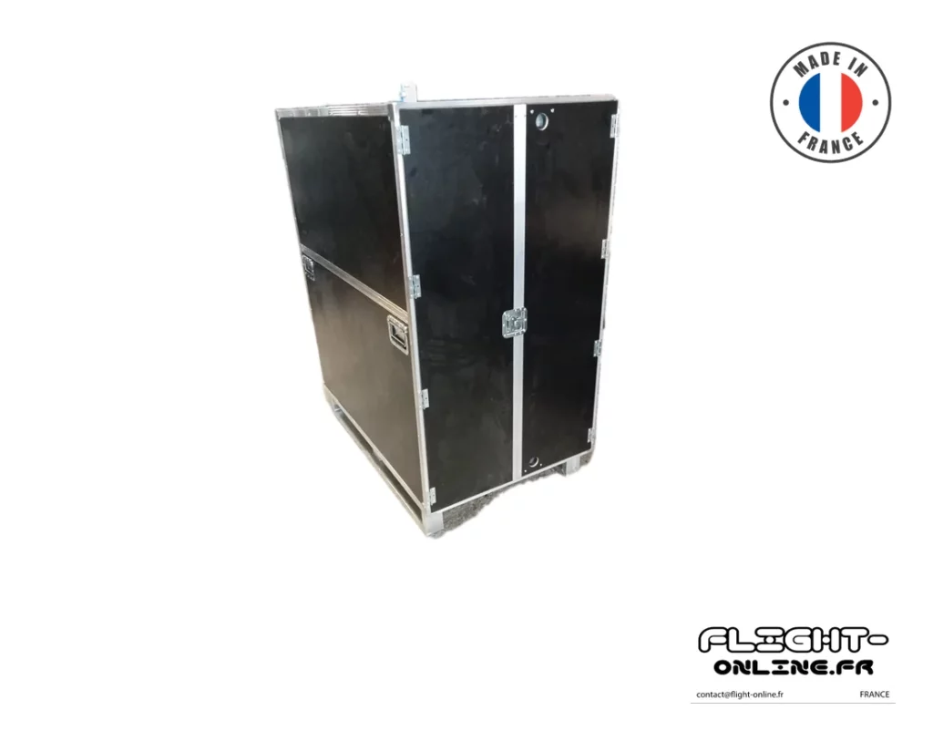 Flight case Industriel sur mesure fabriqué par Flight Online pour INT — référence PL-FLIGHT-SM-palette