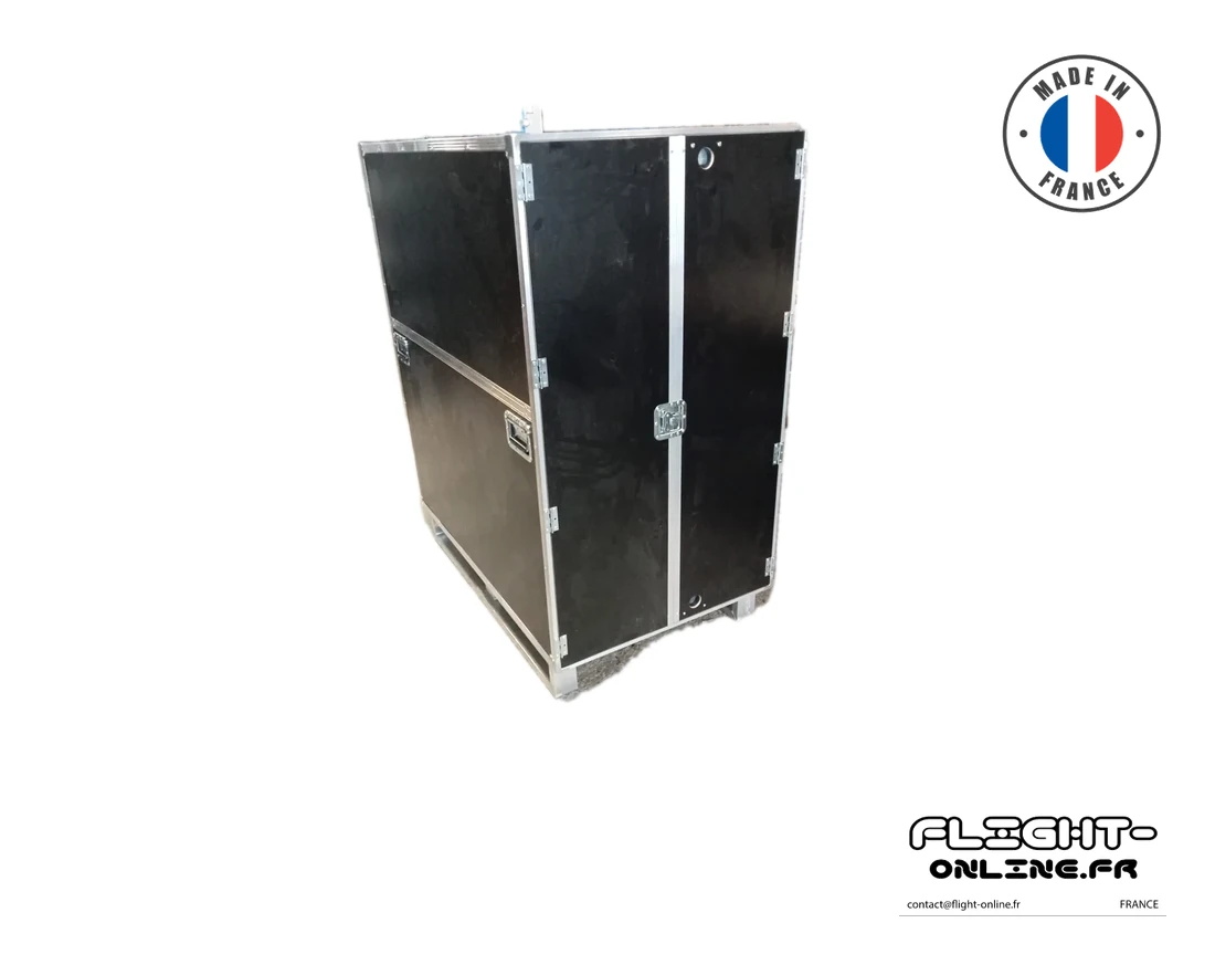 Flight case Industriel sur mesure fabriqué Flight Online pour INT — référence PL-FLIGHT-SM-palette