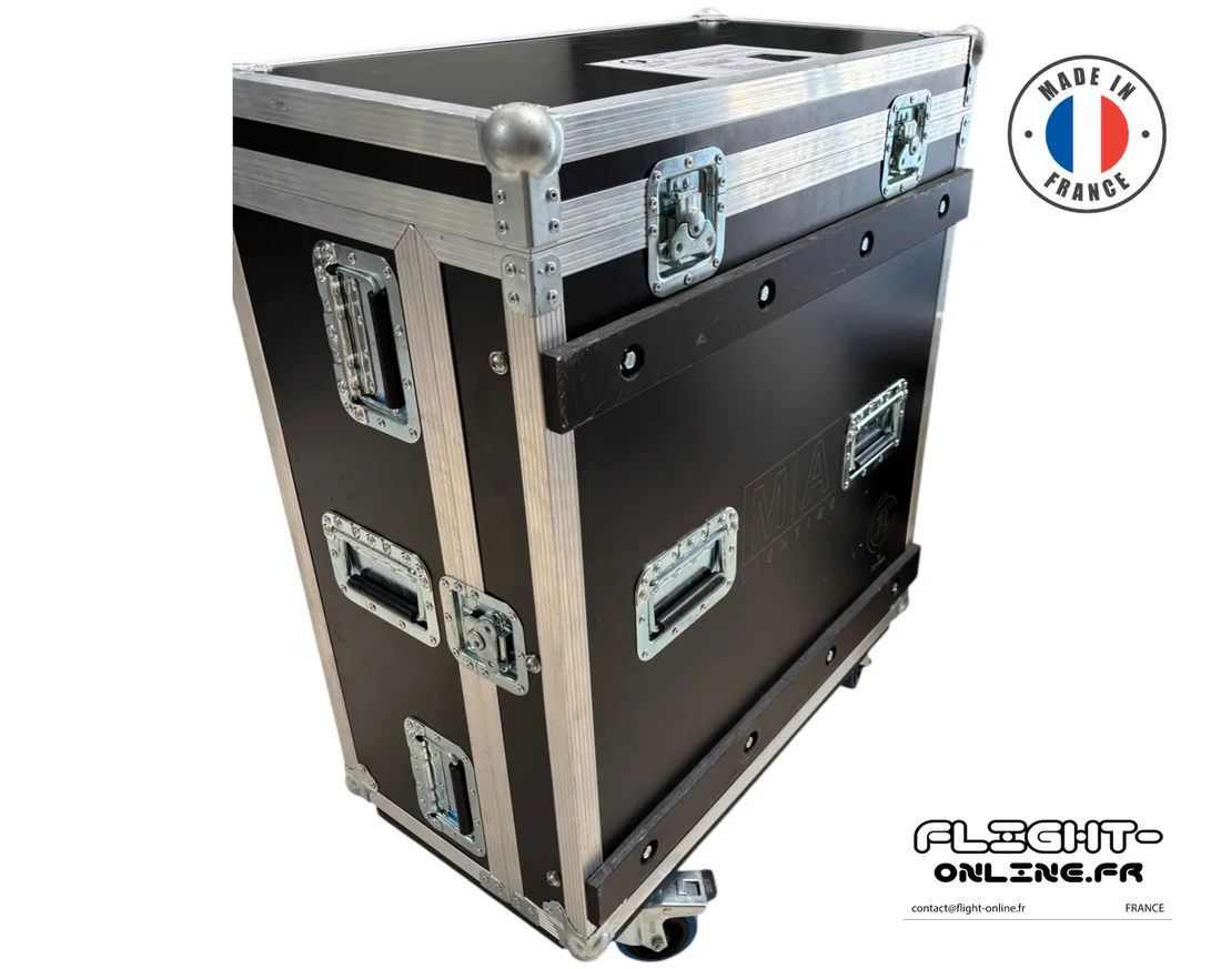 Flight case Lighting sur mesure fabriqué  Flight Online pour FOL — référence PL-MACONPC3-GDMA3